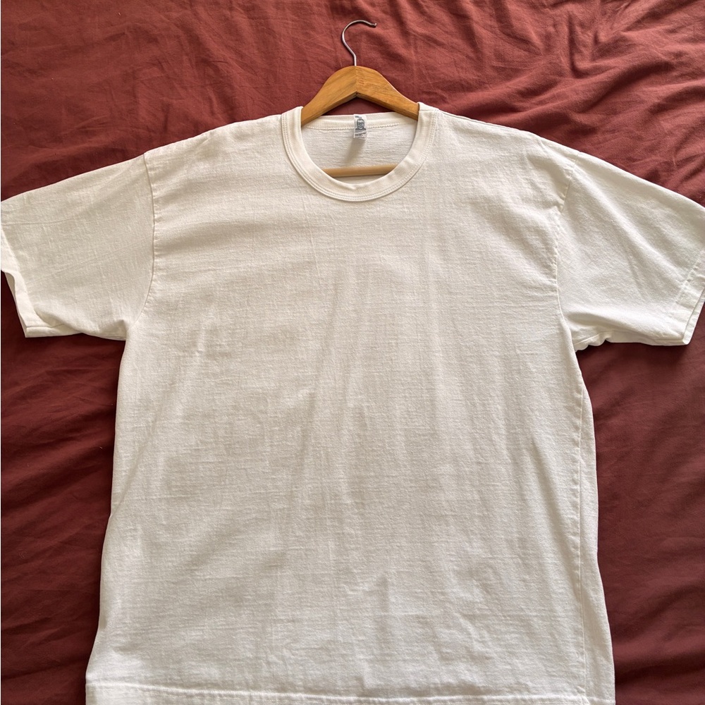 Los Angeles Apparel Off-White Short Sleeve Tee
